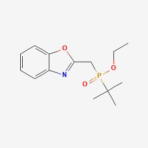 Ethyl [(1,3-benzoxazol-2-yl)methyl]tert-butylphosphinate