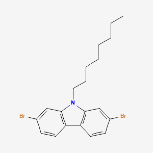 B1428586 2,7-Dibromo-9-octyl-9H-carbazole CAS No. 726169-75-1