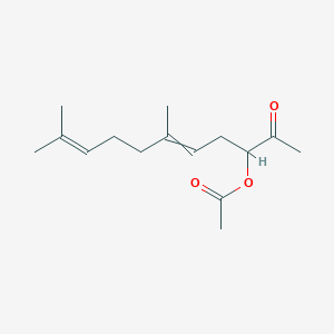 6,10-Dimethyl-2-oxoundeca-5,9-dien-3-yl acetate