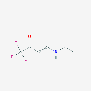 1,1,1-Trifluoro-4-[(propan-2-yl)amino]but-3-en-2-one