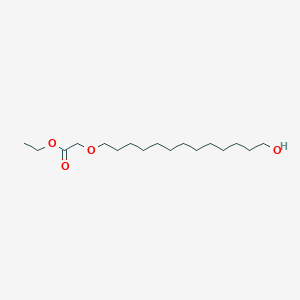 Ethyl [(13-hydroxytridecyl)oxy]acetate