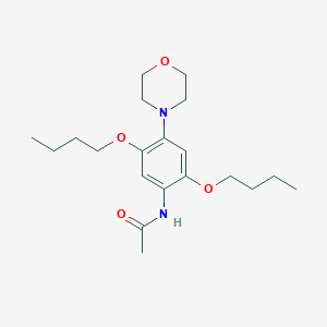 N-[2,5-Dibutoxy-4-(morpholin-4-yl)phenyl]acetamide