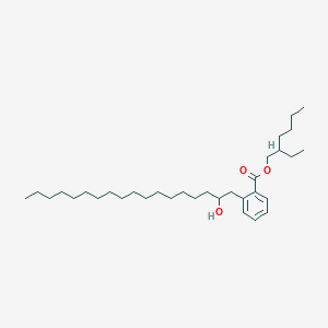 2-Ethylhexyl 2-(2-hydroxyoctadecyl)benzoate