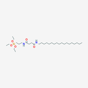 N~1~-Octadecyl-N~4~-[3-(triethoxysilyl)propyl]butanediamide