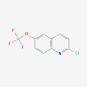 molecular formula C10H5ClF3NO B1428594 2-氯-6-(三氟甲氧基)喹啉 CAS No. 577967-67-0