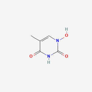 molecular formula C5H6N2O3 B14285961 1-Hydroxy-5-methylpyrimidine-2,4(1H,3H)-dione CAS No. 119447-35-7