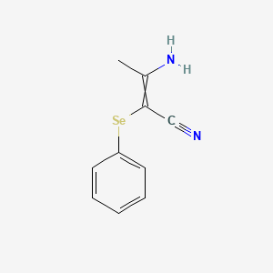 3-Amino-2-(phenylselanyl)but-2-enenitrile