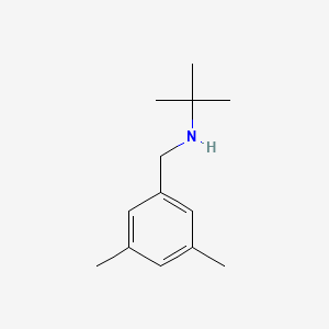 molecular formula C13H21N B1428600 叔丁基[(3,5-二甲苯基)甲基]胺 CAS No. 1178246-62-2