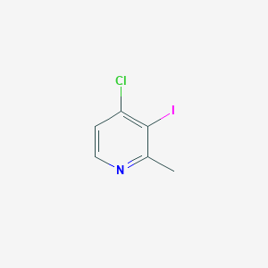 molecular formula C6H5ClIN B1428601 4-氯-3-碘-2-甲基吡啶 CAS No. 1227515-08-3