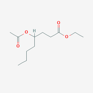 Ethyl 4-acetoxyoctanoate