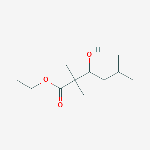 Ethyl 3-hydroxy-2,2,5-trimethylhexanoate