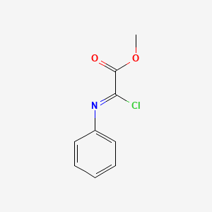 Methyl (2Z)-chloro(phenylimino)acetate