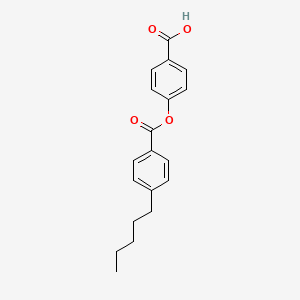 4-[(4-Pentylbenzoyl)oxy]benzoic acid