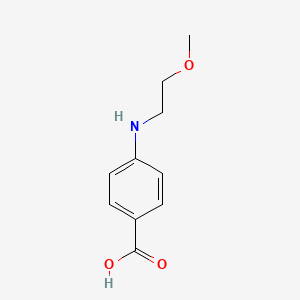 molecular formula C10H13NO3 B1428613 4-[(2-甲氧基乙基)氨基]苯甲酸 CAS No. 855199-07-4