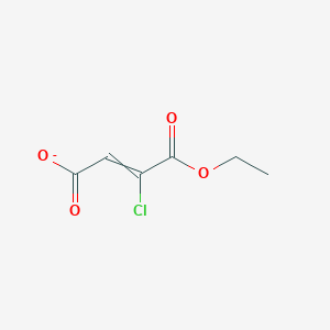 3-Chloro-4-ethoxy-4-oxobut-2-enoate