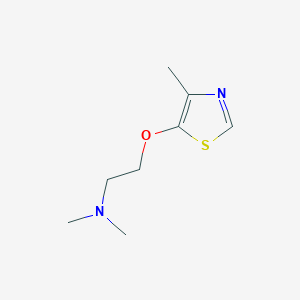 N,N-Dimethyl-2-[(4-methyl-1,3-thiazol-5-yl)oxy]ethan-1-amine