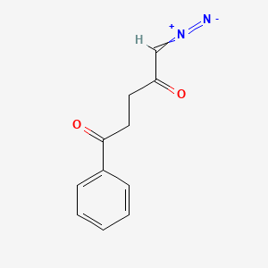 1-Diazonio-5-oxo-5-phenylpent-1-en-2-olate