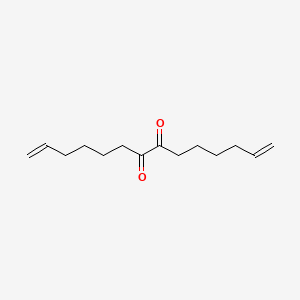 molecular formula C14H22O2 B14286220 Tetradeca-1,13-diene-7,8-dione CAS No. 141340-68-3