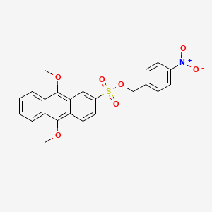 (4-Nitrophenyl)methyl 9,10-diethoxyanthracene-2-sulfonate