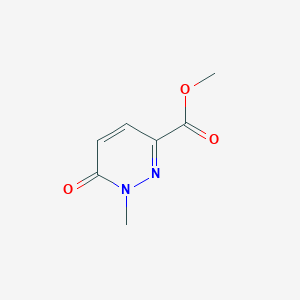 molecular formula C7H8N2O3 B1428627 1-甲基-6-氧代-1,6-二氢哒嗪-3-甲酸甲酯 CAS No. 74173-58-3