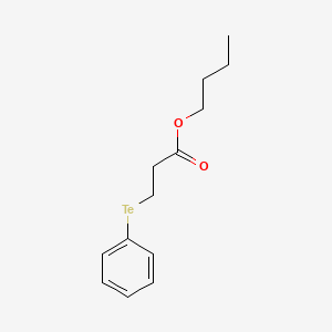 molecular formula C13H18O2Te B14286298 Butyl 3-(phenyltellanyl)propanoate CAS No. 122617-85-0