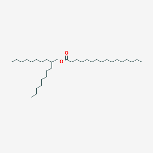 molecular formula C34H68O2 B14286303 Hexadecanoic acid, 2-octyldecyl ester CAS No. 134112-33-7