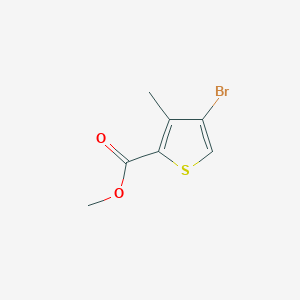 molecular formula C7H7BrO2S B1428632 4-溴-3-甲硫代苯并噻吩-2-甲酸甲酯 CAS No. 265652-38-8