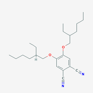 molecular formula C24H36N2O2 B14286413 4,5-Bis[(2-ethylhexyl)oxy]benzene-1,2-dicarbonitrile CAS No. 134450-55-8