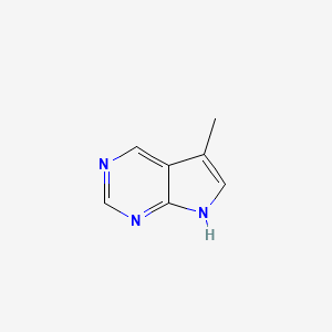B1428643 5-methyl-7H-pyrrolo[2,3-d]pyrimidine CAS No. 1638760-44-7