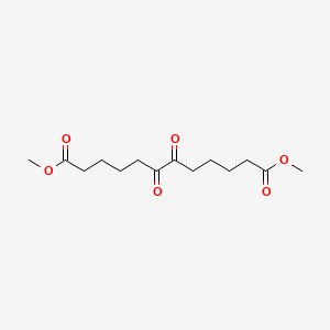 molecular formula C14H22O6 B14286440 Dimethyl 6,7-dioxododecanedioate CAS No. 141340-70-7