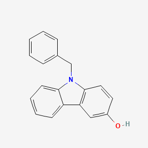 molecular formula C19H15NO B14286442 9-Benzyl-9H-carbazol-3-OL CAS No. 115552-05-1