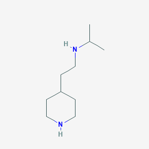 B1428645 N-(2-(piperidin-4-yl)ethyl)propan-2-amine CAS No. 804427-90-5