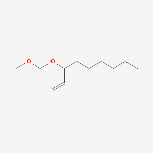 molecular formula C11H22O2 B14286469 3-(Methoxymethoxy)non-1-ene CAS No. 121213-43-2