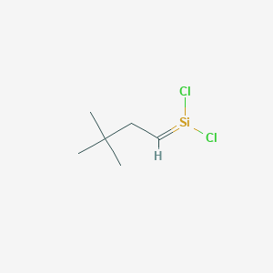 molecular formula C6H12Cl2Si B14286478 Dichloro(3,3-dimethylbutylidene)silane CAS No. 118878-79-8