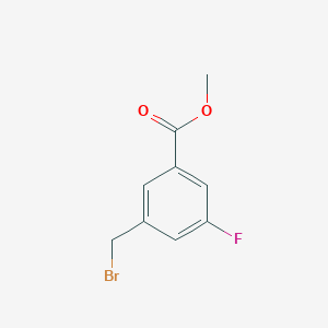 B1428648 Methyl 3-(bromomethyl)-5-fluorobenzoate CAS No. 816449-87-3