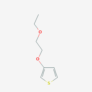 molecular formula C8H12O2S B14286480 3-(2-Ethoxyethoxy)thiophene CAS No. 138625-89-5