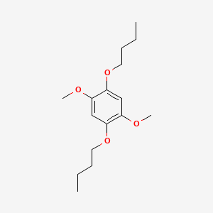 molecular formula C16H26O4 B14286491 1,4-Dibutoxy-2,5-dimethoxybenzene CAS No. 119876-84-5