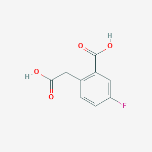 molecular formula C9H7FO4 B1428654 2-(羧甲基)-5-氟苯甲酸 CAS No. 583880-95-9