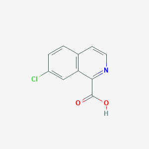 molecular formula C10H6ClNO2 B1428656 7-氯异喹啉-1-羧酸 CAS No. 552850-71-2