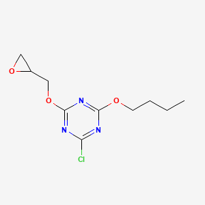 2-Butoxy-4-chloro-6-[(oxiran-2-yl)methoxy]-1,3,5-triazine