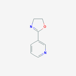 B142866 2-(Pyridin-3-yl)-4,5-dihydrooxazole CAS No. 40055-37-6