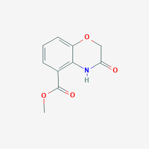 B1428660 Methyl 3-oxo-3,4-dihydro-2H-benzo[B][1,4]oxazine-5-carboxylate CAS No. 1017273-31-2