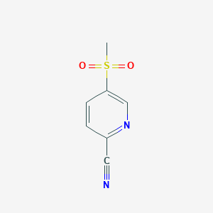 B1428662 5-(Methylsulfonyl)picolinonitrile CAS No. 848141-13-9