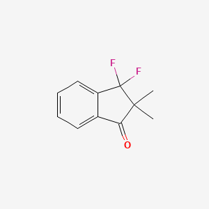 molecular formula C11H10F2O B1428663 3,3-二氟-2,2-二甲基-1-茚酮 CAS No. 1034921-55-5