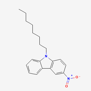 molecular formula C20H24N2O2 B14286636 3-Nitro-9-octyl-9H-carbazole CAS No. 116734-78-2