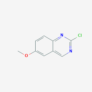 molecular formula C9H7ClN2O B1428665 2-氯-6-甲氧基喹唑啉 CAS No. 850424-11-2