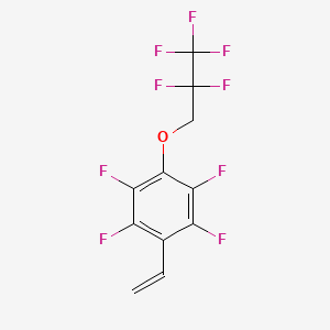 1-Ethenyl-2,3,5,6-tetrafluoro-4-(2,2,3,3,3-pentafluoropropoxy)benzene