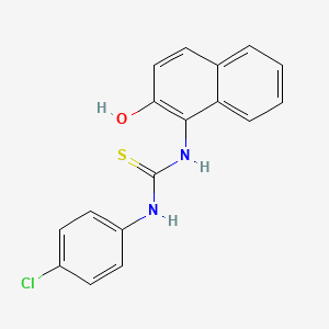 N-(4-Chlorophenyl)-N'-(2-hydroxynaphthalen-1-yl)thiourea