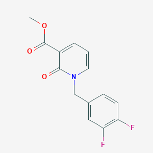 B1428675 Methyl 1-(3,4-difluorobenzyl)-2-oxo-1,2-dihydropyridine-3-carboxylate CAS No. 1001414-50-1