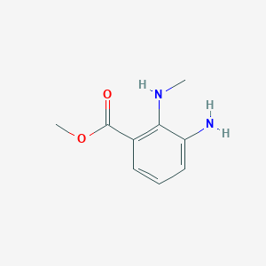 molecular formula C9H12N2O2 B1428678 3-氨基-2-(甲氨基)苯甲酸甲酯 CAS No. 913297-16-2